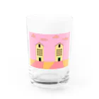 Golden_Retriever_RINのhouses Water Glass :front