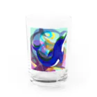 ふわふらストーリーのイルカいるか？ Water Glass :front