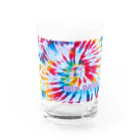 Mix pallet りょうのタイダイ染め　プリント Water Glass :front