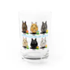 DEGU DEGU PLANET（デグデグ★プラネット）のデグーファンのためのアイテムです Water Glass :front