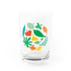 おばけ植物園【小物屋】の葉っぱのおばけたち Water Glass :front