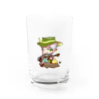 白峰 雪人@異世界吟遊詩人🗻⛄🦋のSD雪人グッズシリーズ！ Water Glass :front