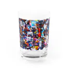 山本浩生美術商店のカラフル Water Glass :front