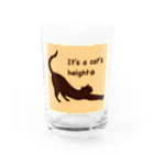 薈.collectionの背伸び猫🐱シリーズ Water Glass :front