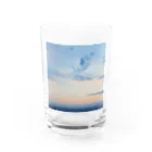 泥棒猫の店のもうすぐ帰る時間 Water Glass :front