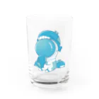 ミトウクジラのクジラと宇宙飛行士 Water Glass :front