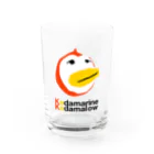 Kedamarine Kedamalow's SHOPの夕陽に染まるペンギン Water Glass :front