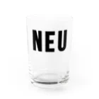 0.00%VEGAN SHOPの「NEU」（黒文字） グラス前面