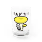 きくのらくがきのたもぎたけときく Water Glass :front