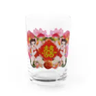 中華呪術堂（チャイナマジックホール）の【表プリント】豪華絢爛！双喜紋  Water Glass :front