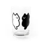 soratoの正面のわからないねこ Water Glass :front