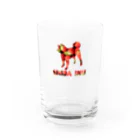 onehappinessのいちご　柴犬 Water Glass :front