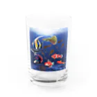 MarchanMerchantのMarchan 海に行く Water Glass :front