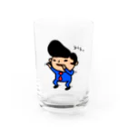 momino studio SHOPのレッツダンストゥナイト Water Glass :front