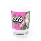 BuddhismのXOXOシリーズ【Hannya】Ver.PINK Water Glass :front