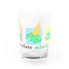 greenshibadog factoryのチョコミンタイガー×3 Water Glass :front