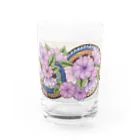 pocopan shopのspiritual flower  Water Glass :front