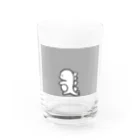 soyo11のゆるかわ恐竜 グレー Water Glass :front