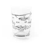 スタジオアイルのモツゴときどきホトケドジョウ Water Glass :front