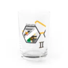 二部ソフトウェア研究部のロッカクメガネ Water Glass :front