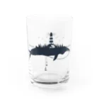 yukichanのくじらと灯台 Water Glass :front