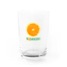 まるたやのSqueeze!  Orange Water Glass :front