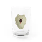 It is Tomfy here.のウォンバットのうぉんば Water Glass :front