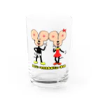 chimpotty shopのチクニーマウス&ボニューちゃん　Welcomeチクニーランド Water Glass :front