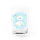 前田悠花｜イラストレーターの★てるてる坊主★ Water Glass :front