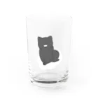 トドねこの変な生き物黒猫さんシリーズ Water Glass :front