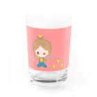 87*saku🌸のワイワイ Water Glass :front