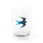 ツバメ堂の青い鳥 Water Glass :front