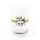 ジャマイカ再発クオリティのLion of Judah Water Glass :front