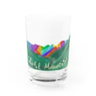 Lunannieのカラフルな山たち Water Glass :front