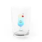 kijishiroのブルーハワイクリームソーダ Water Glass :front