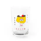 s*nowのおパンツ隊　プリン Water Glass :front