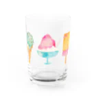 清水理英のアイスいろいろ Water Glass :front