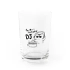 めめと屋のウォーターファウンテンDJ猫 Water Glass :front