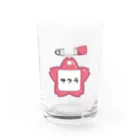 イラスト MONYAAT の幼稚園バッチ・サクラ Water Glass :front