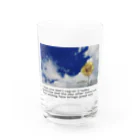 yuu all rightの〝空とひまわり〟向日葵 Water Glass :front