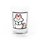 小猫まりのにゃ（まど） Water Glass :front