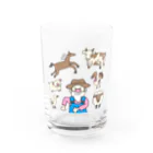 aiai_eigoのOld MacDonald had a farm【親子英語応援Tシャツ・グッズ】 Water Glass :front