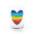 nissyheartのマルカツハート Water Glass :front