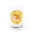 前田悠花｜イラストレーターの★ハリネズミ★ Water Glass :front