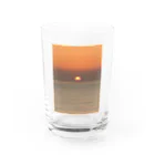 TATE3ショップの夕陽01 Water Glass :front