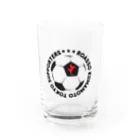 だご楽しか屋のロアッソ熊本東京応援団ステッカー Water Glass :front