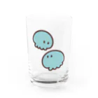 果樹れもね🍋ｲﾗｽﾄﾚｰﾀｰのすいすいむ (クラゲ) Water Glass :front