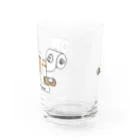 Happy Fluffy* ： 桜香*のドット絵ハムスターズ：グラス Water Glass :front