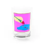 Jの居場所の金魚草 Water Glass :front