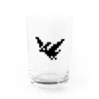 好きなもの工房のドットプテラノドン Water Glass :front